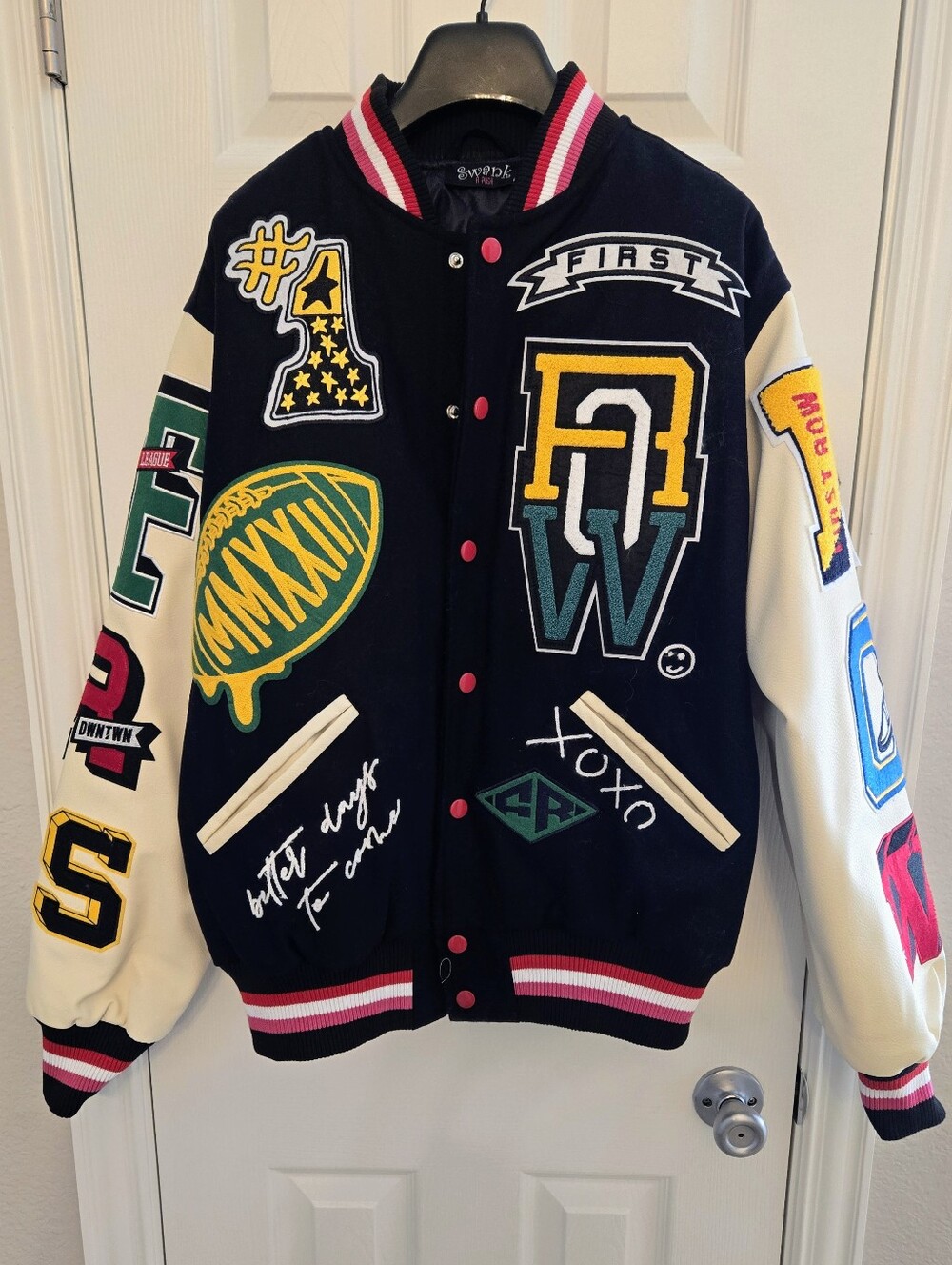 FIRST ROW - Unisex Varsity Jacket - Picture 3 of 8